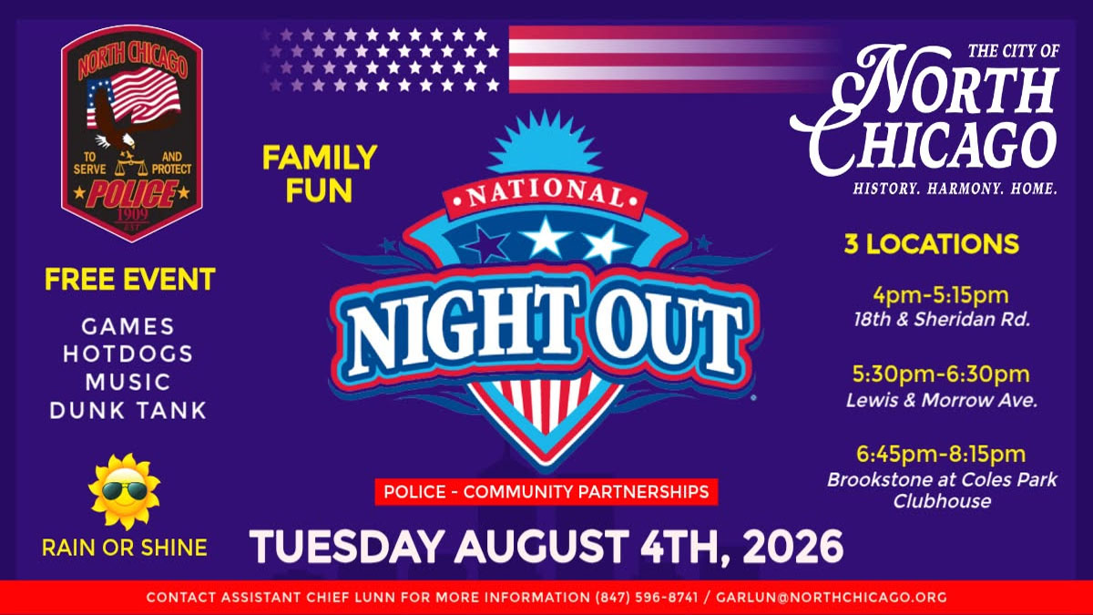 National Night out in North Chicago